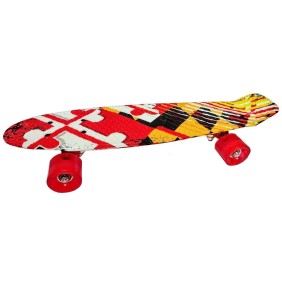 Skateboard, penny board, tavola per bambini e adulti, multicolore, graffiti 4