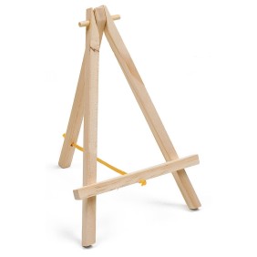 Tavolo da cavalletto in legno per bambini per una piuma con larghezza 12 cm, altezza 20 cm, ATS + 3 anni