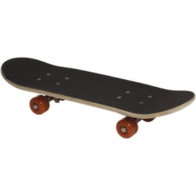 Skateboard Maxtar, Nero/Giallo, 56x15 cm