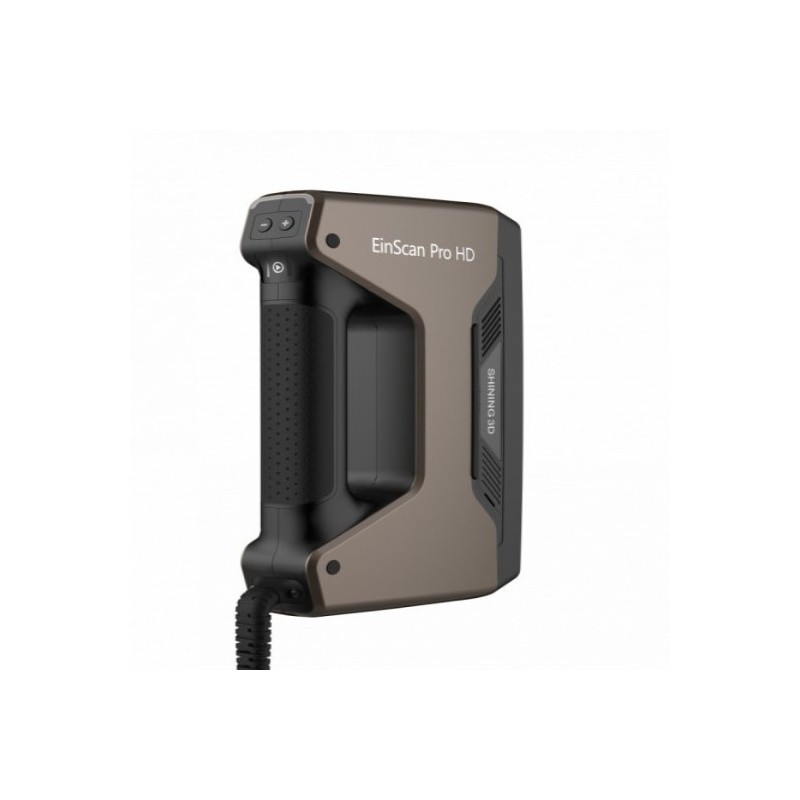 Scanner 3D portatile multifunzionale Einscan Pro HD, Shining 3D, Nero/Marrone