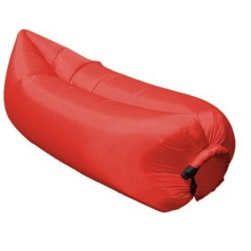 Materasso gonfiabile Muhler lazy bag chaise longue, 245 cm. x 70 cm, rosso