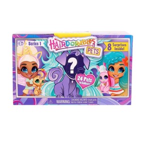 Set di bambole Hairdorables Pets Serie 1, 24 pezzi