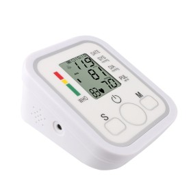 Sfigmomanometro digitale da braccio, 99 registrazioni, registrazione della pressione sanguigna e del polso, KVD-02