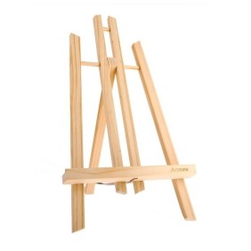 Cavalletto da tavolo in legno per dipingere, comodo, per bambini, 40 cm