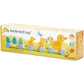 Tender Leaf Toys - Trenino delle carte, 9 pezzi