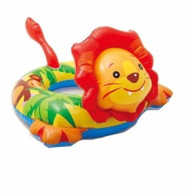 Pallone gonfiabile, modello leone multicolore, diametro interno 23 cm
