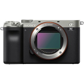 Fotocamera mirrorless Sony Alpha A7C, 24,2 MP, full frame, 4K, Corpo, Argento