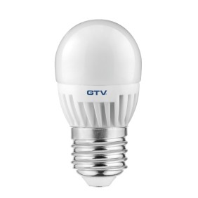 Lampadina LED sferica GTV G45 E27 8W 640lm 160° luce neutra 4000K