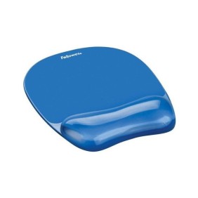 Tappetino per mouse ergonomico in gel blu Fellowes Crystal™