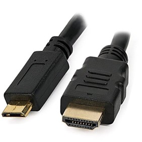 Cavo Mini HDMI maschio - HDMI maschio, Alta velocità, 1.8 M, 4K, Techly, Nero, ICOC HDMI-B-015