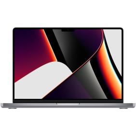 Laptop Apple MacBook Pro 14 (2021) con processore Apple M1 Pro, 8 core CPU e 14 core GPU, 16 GB, SSD da 512 GB, grigio siderale, Int KB