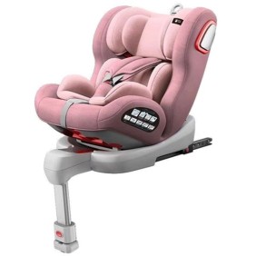Seggiolino auto Rotativo 360 Rosa Kota Baby Posizione sonno ISOFIX Dolce Bambino 0-36kg