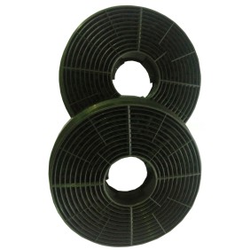 Set filtri carbone per cappa Heinner FC-440GBK, compatibile con i modelli HTCH-440GBK, HTCH-440FS, DCH-350RGBK, 2 pezzi/set