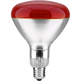 Lampada infrarosso Avide Rubin, E27, 150W, Rosso, classe energetica D