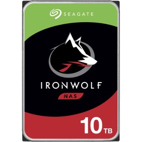 Disco rigido Seagate IronWolf da 10 TB, 7.200 giri/min, cache da 256 MB, SATA-III