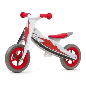Bicicletta per bambini 2 in 1 Young, Milly Mally, 9 pollici, 1-3 anni, Rossa
