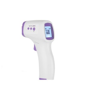 Termometro medico senza contatto, Verk Group, Con infrarossi, digitale, display LCD, Bianco