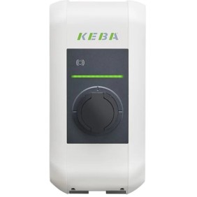 Stazione di ricarica per auto elettriche KEBA Wallbox P30, Trifase, 22 kWh, Tipo 2, Press, RFID