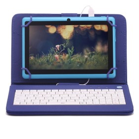 Cover per tastiera MRG M793, per tablet da 9,7 pollici, tipo C, blu
