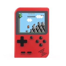 Gioco Tetris, retrò, console portatile, rosso, 400 giochi, SYNO
