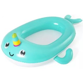Materasso gonfiabile Bestway, Narwhal Baby Boat, 119x89 cm