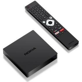 Lettore multimediale Nokia Streaming Box 8000, Android TV 4K, Nero