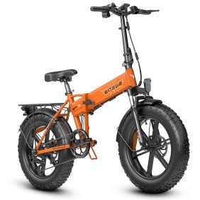 Bicicletta elettrica pieghevole EP-2 Pro UF, ENGWE, Alluminio, 20'', 750W, 13Ah, 48 km/h, 150kg, Arancione