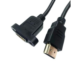 Prolunga cavo HDMI femmina/HDMI maschio, 1,5 m, nero