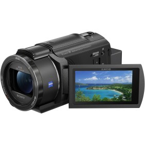 Sony Handycam FDR-AX43A, 4K, nera