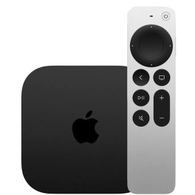 Mediaplayer Apple TV 2022 3a generazione, 4K, 128GB, Wi-Fi, Ethernet, Nero