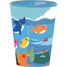Bicchiere in plastica Baby Shark 260 ml Blu 260 ml