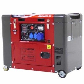 Generatore Diesel Super Silent GeoTech Pro DGP 8000SE-3, potenza nominale 5,5 kW, Trifase, AVR, avviamento a chiave