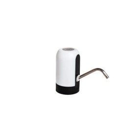 Pompa elettrica per borraccia, ricaricabile, cavo USB, 130 x 75 mm, Bianco