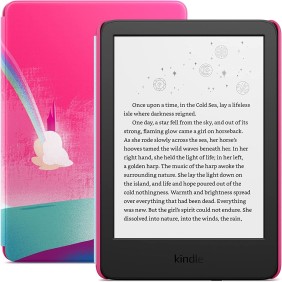Lettore ebook Kindle Kids 2022, Display 6 pollici, 16 GB, Wi-FI, UBB-C, Cover Unicorn Valley, Nero