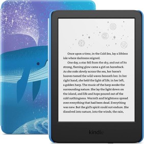 Lettore eBook Amazon Kindle Kids 2022, 6", 16 GB, 300 ppi, Wi-Fi, USB-C, Space Whale