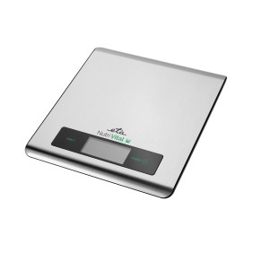 Bilancia da cucina ETA Nutri Vital Smart 0790 90000, 5 Kg, precisione 1 g, tecnologia wireless, acciaio inox