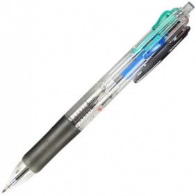 Penna 4 in 1, nera, blu, rossa e verde, 0,7 mm, M&G