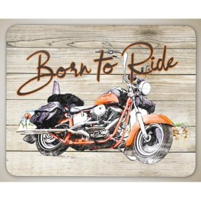 Tappetino per mouse Born To Ride 22x18 cm, Creative Rey®
