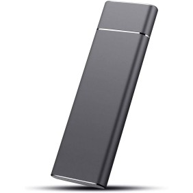 Disco rigido esterno USB 3.1 A89 da 1 TB per PC, Mac, desktop, laptop, nero