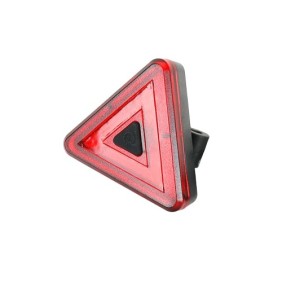 Luce posteriore per bicicletta, LED, USB, luce rossa, 70lm