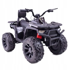 ATV per bambini, Super-Toys, 2X200W, 24V, Batteria, Nero, 3+