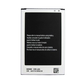 Batteria compatibile con Samsung Galaxy Note 3, B800BE, 3200 mAh, da scartare