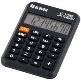 Calcolatrice tascabile undici, LC-110NR, 8 cifre