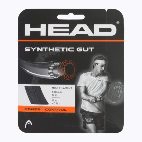 Attacco racchetta da tennis, HEAD, Sintetico, 1,30 mm x 12 m, Nero
