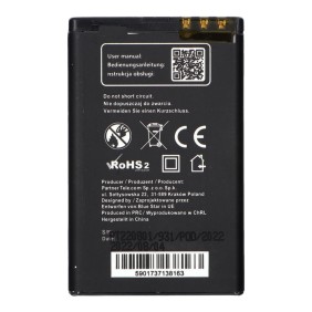 Batteria per Nokia 5800 XM/C3-00/N900/X6/5230/Lumia 520/525, 1350 m/Ah, ioni di litio