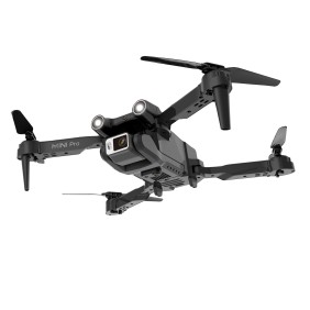 Drone pieghevole, USSPY, doppia telecamera HD grandangolo 120°, posizionamento del flusso ottico evita ostacoli, 3 batterie 45min