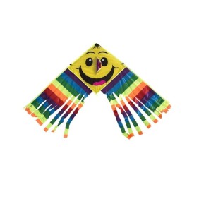 Aquilone per bambini, Smiley Face, multicolore, Stuffix®, 1,10x0,44 mt