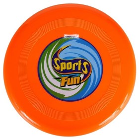 Disco Freesbee in plastica arancione, 20 cm