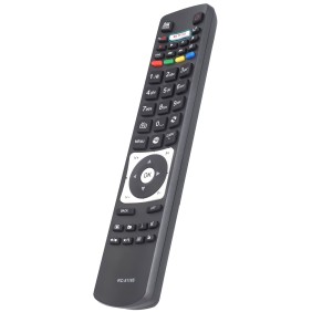 Telecomando TV compatibile Wellington WL32FHD289SW, WL32HD279SW, WL43FHD279SW, WL55UHDV296SW, Bocu Remotes®, nero, RC5118, batterie incluse