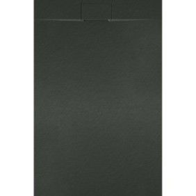 Vasca da bagno in composito, ELIT US 100x80 cm, con sifone, colore nero